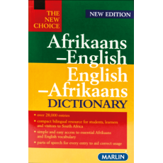 "The NEW Choice" Afrikaans/English, English/Afrikaans Dictionary 